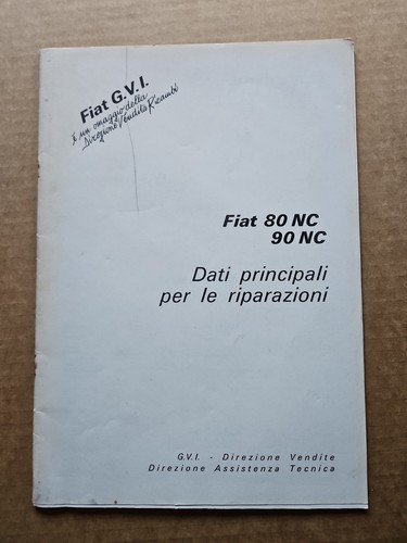 Fiat 90 nc - 90, dati